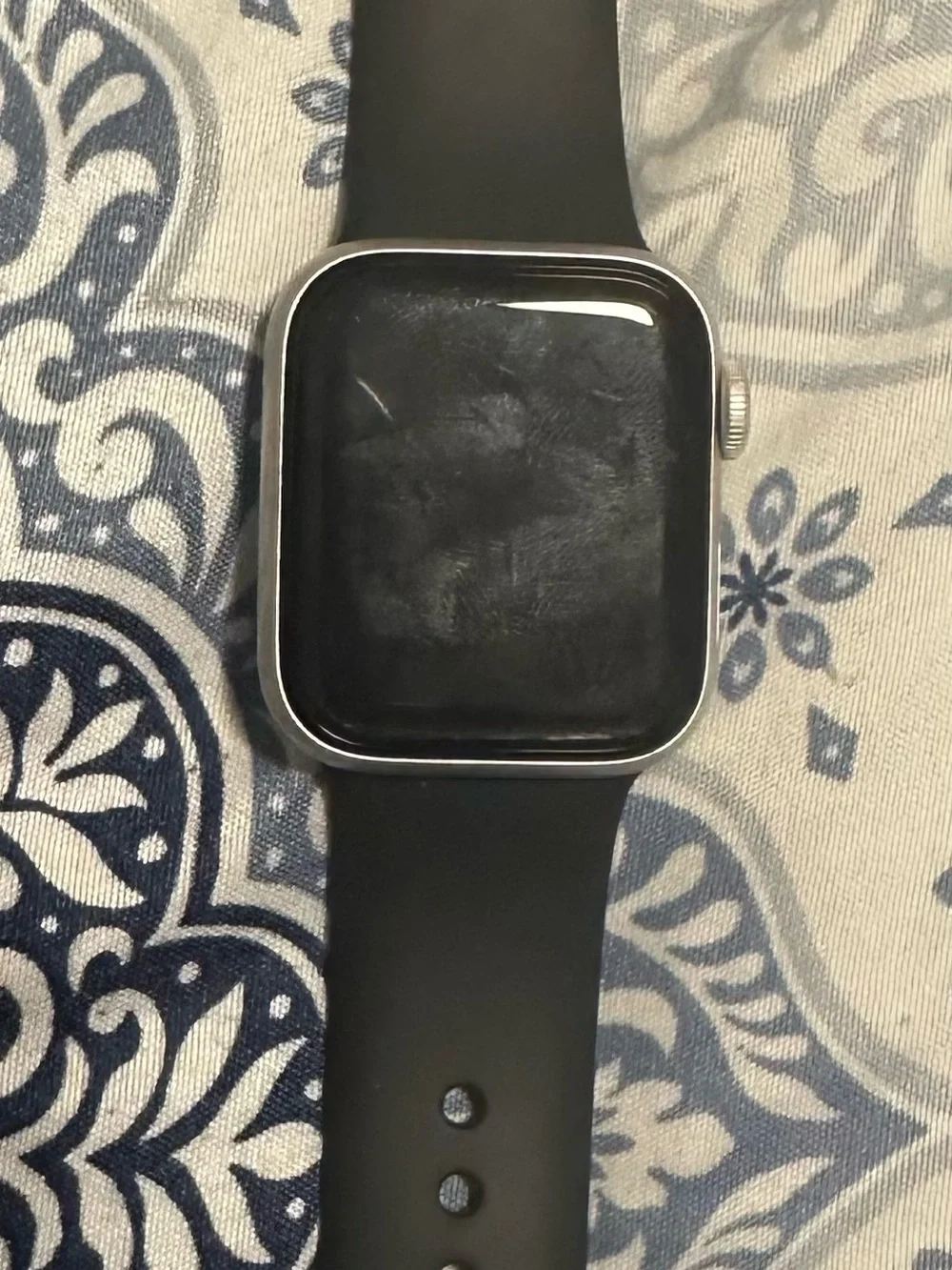 with Black Sport Band - Silver Case